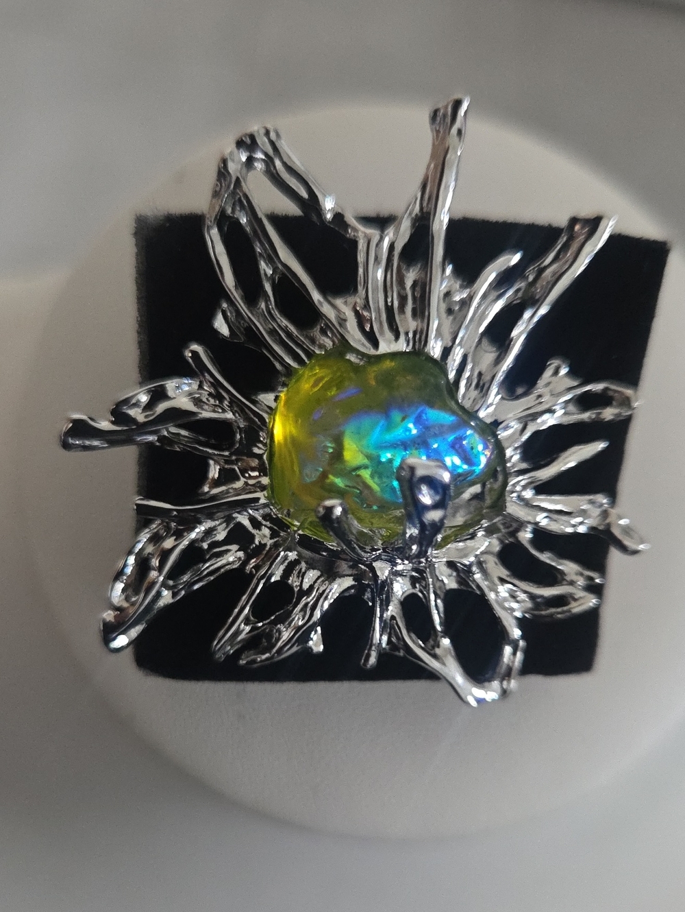 Paparazzi Artistic Movement Green Ring NWT